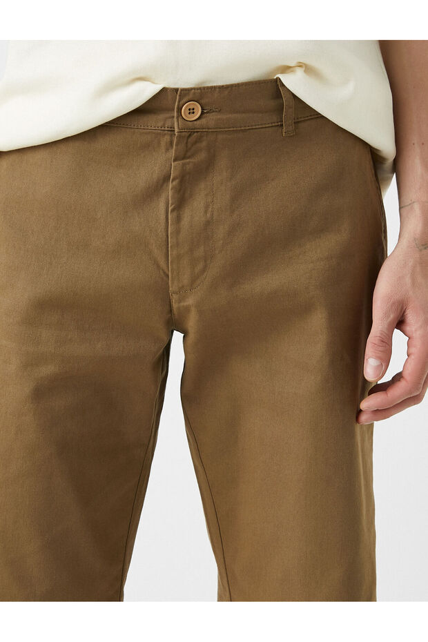 Chino Bermuda Şort Pamuklu - 5