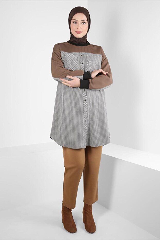 منقوشة منقوشة تونك 44326-1 - 2