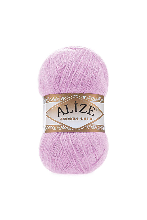 Angora Gold Lilac Hand Knitting Yarn