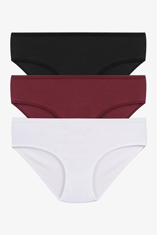 Women's 3-Pack Panties with High Waist