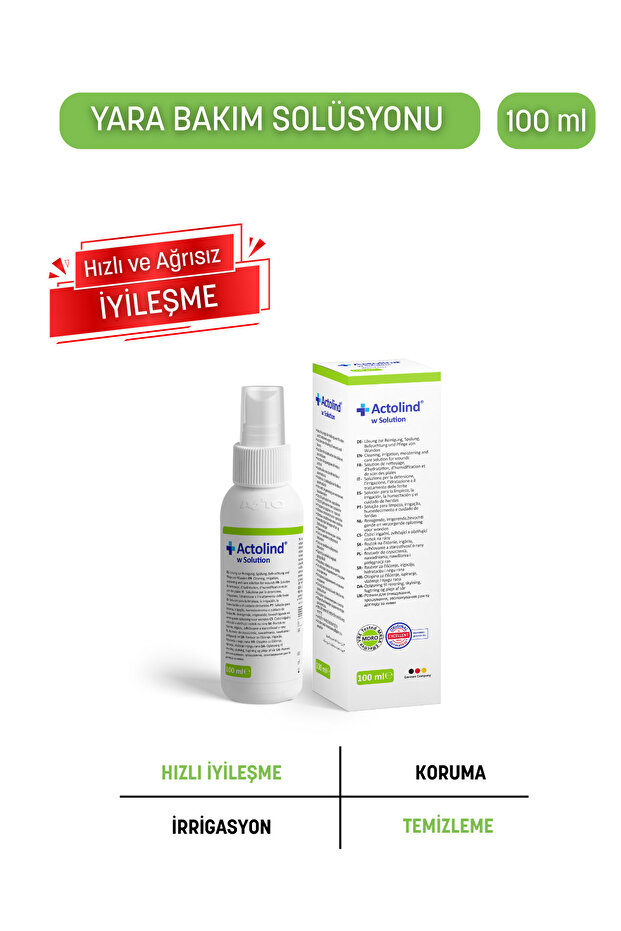 W Solutıon 100 ml Yara Iyileştirme Solüsyonu - 1