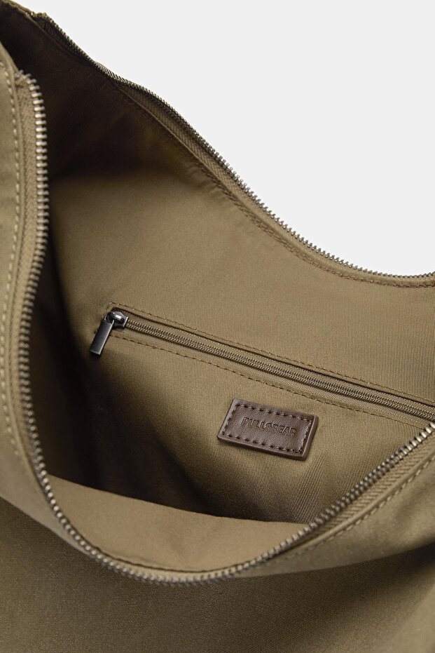 Halka zımbalı shopper çanta - 4