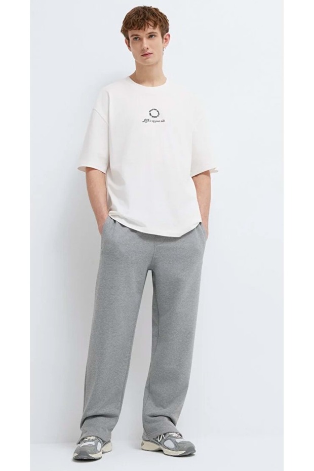 M0010462 Basic Men's Sweatpants Gray - 6