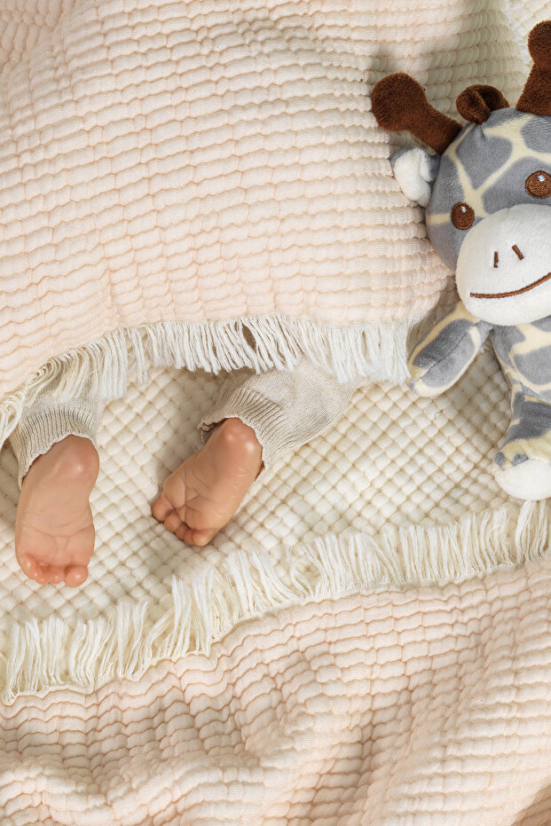 Rubby Muslin Blanket Baby (100X120 cm) Pink