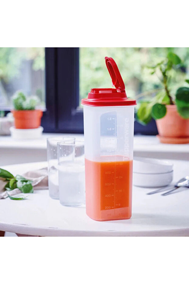 Çok amaçlı sürahi 2 Litre Kırmızı - 2