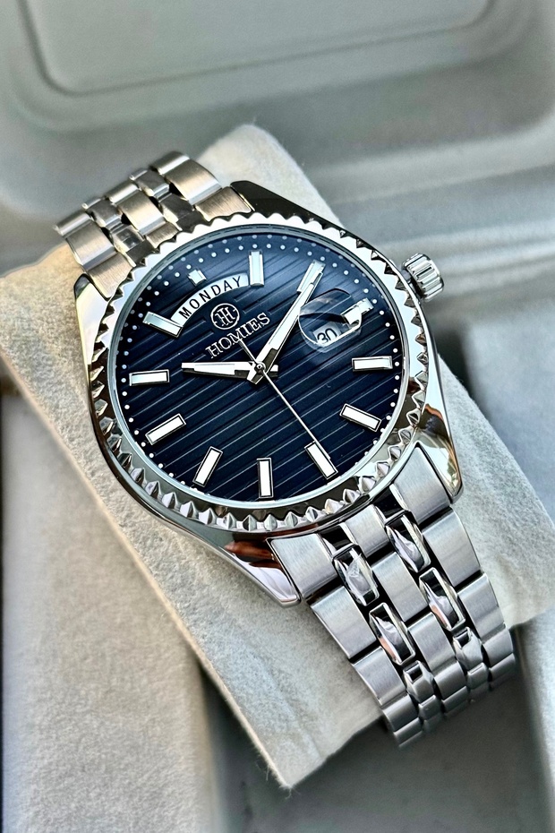 Men's Wrist Watch with Day and Calendar Display Original Gift Box and Bracelet with Gift.Hm27080S01