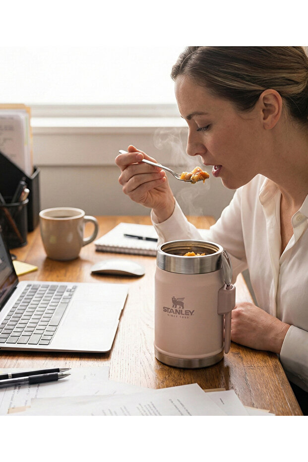 Classic Legendary Food Thermos with Spoon 0.4 L Colorful