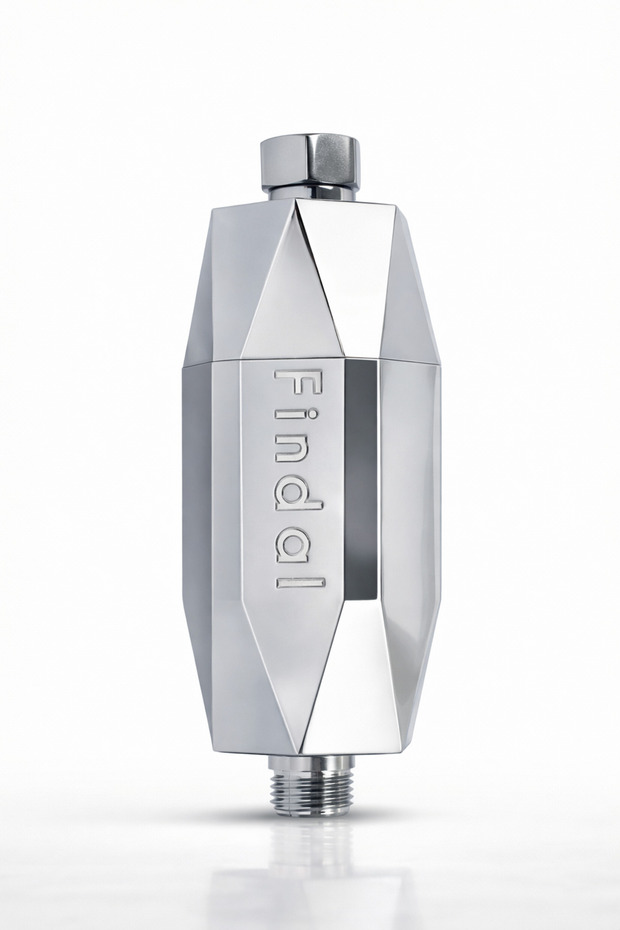 Beauty Crystal Shower Filter – 6-Layer Water Purifier (Chrome)