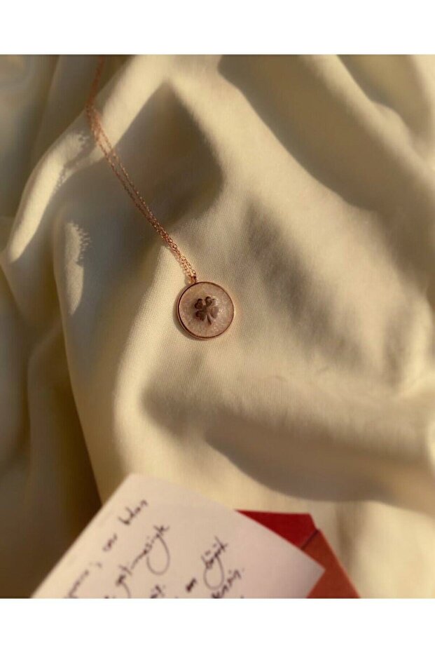 Yonca Kolye 925 Ayar Gümüş - 6