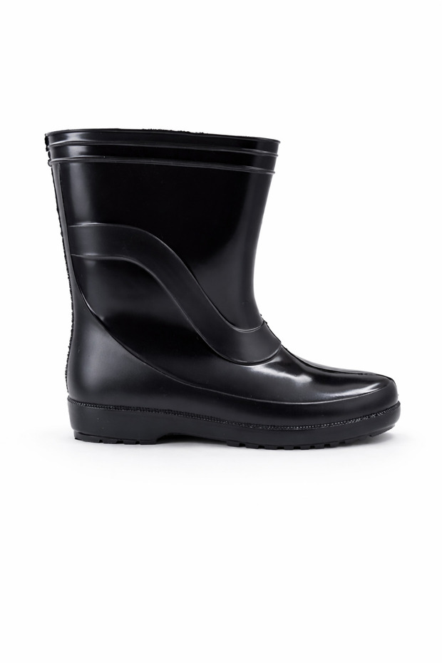 Unisex Black Waterproof Garden and Rain Boots – Non-Slip Sole Daily Use Boots