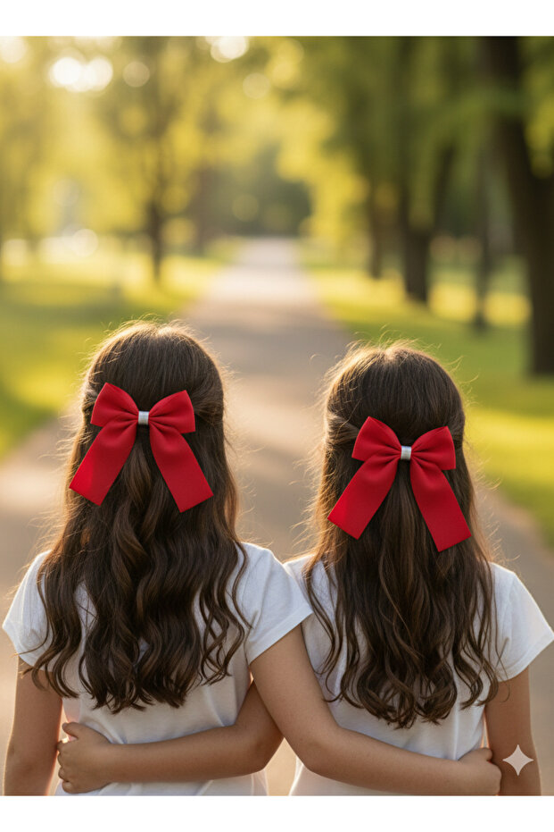 Red - White Bow Buckle - 5