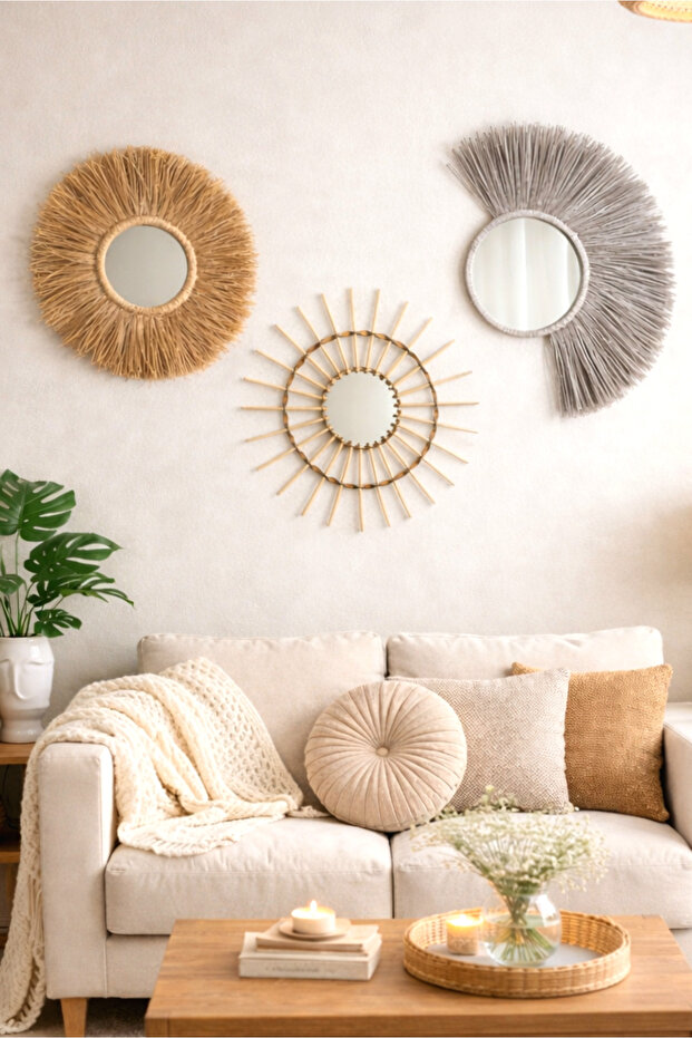 Bohem Rafya & Bambu Ayna Seti - 1