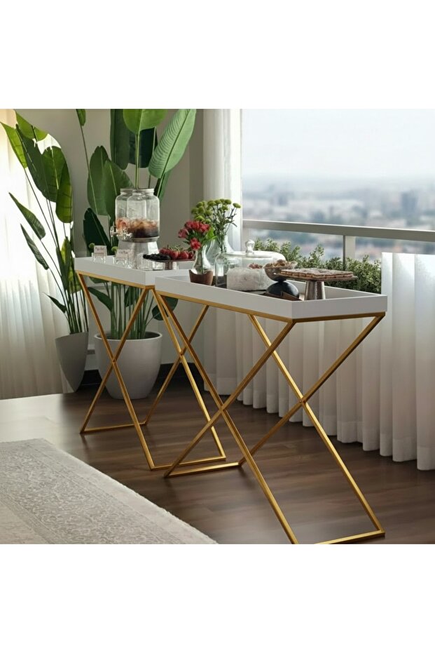 rectangular serving table - 1