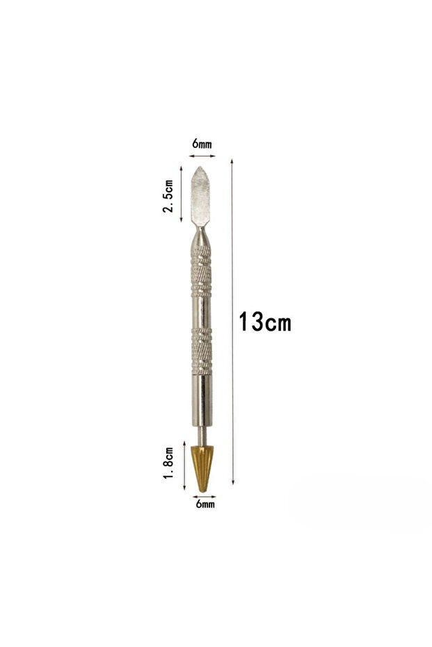 Gold head 1Pc Leathercraft Edge Dye Pen&Oil Gluing Applicator-Metal Leather Paint Roller Tool Set-Fo