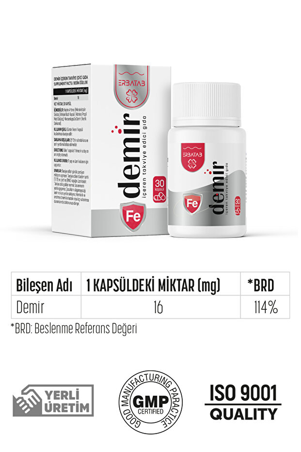 Iron 30 Capsules - 7