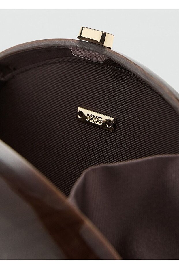 Oval clutch çanta - 4