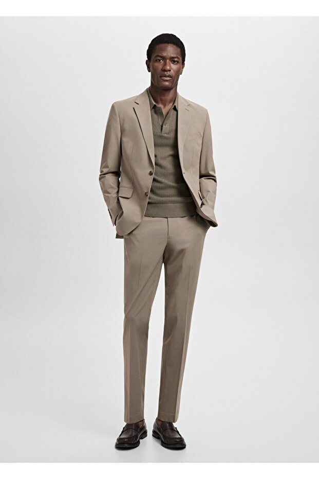Milan slim fit kumaş pantolon - 2