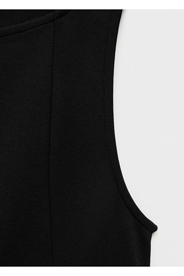 Dikiş detaylı peplum bluz - 5