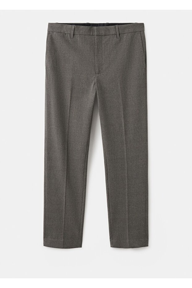 Regular kesim pensli pantolon - 3