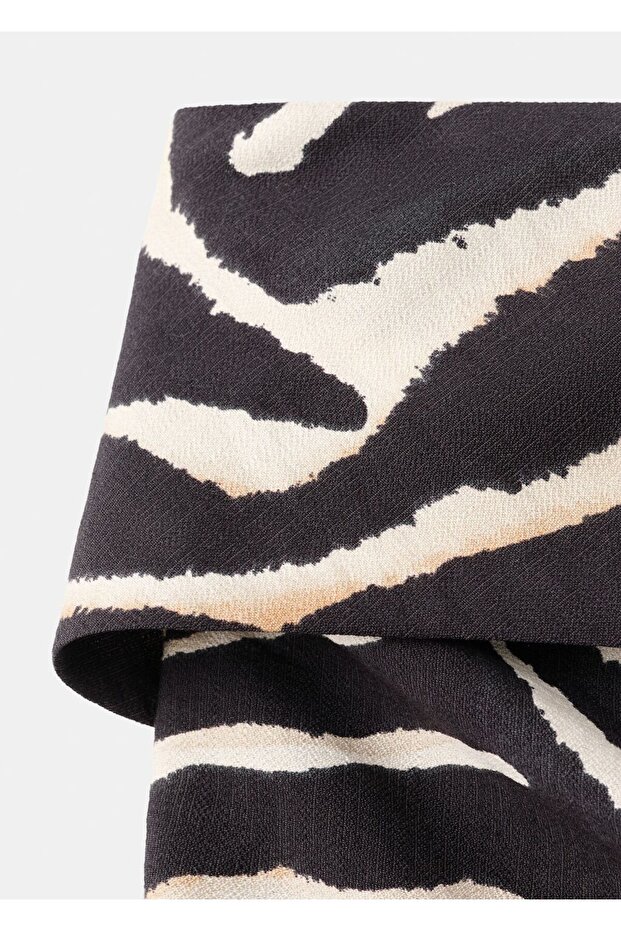 Desenli straplez tulum - 8