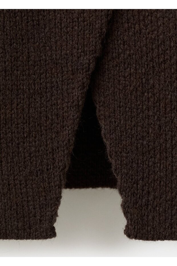 Mücevher düğmeli triko ceket - 7