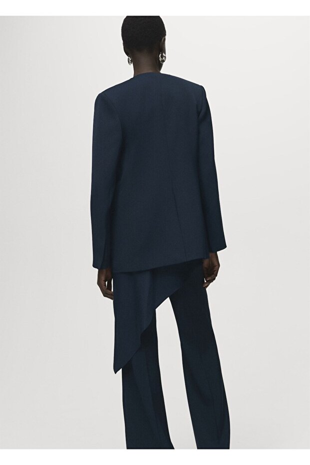 Kruvaze blazer ceket - 4