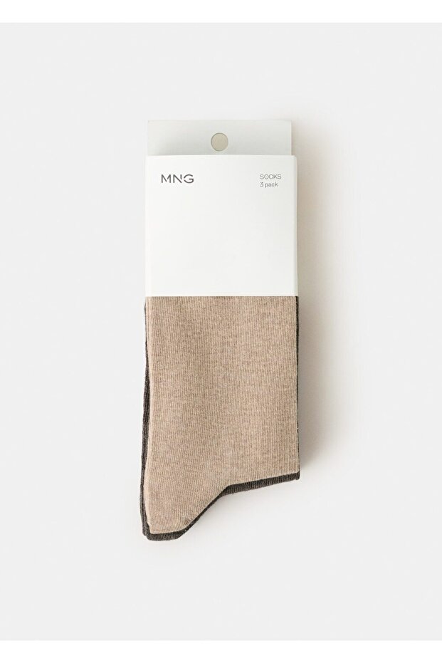3'lü pamuklu çorap - 2