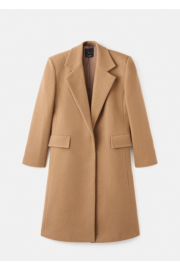 Klapalı yün mont - 3