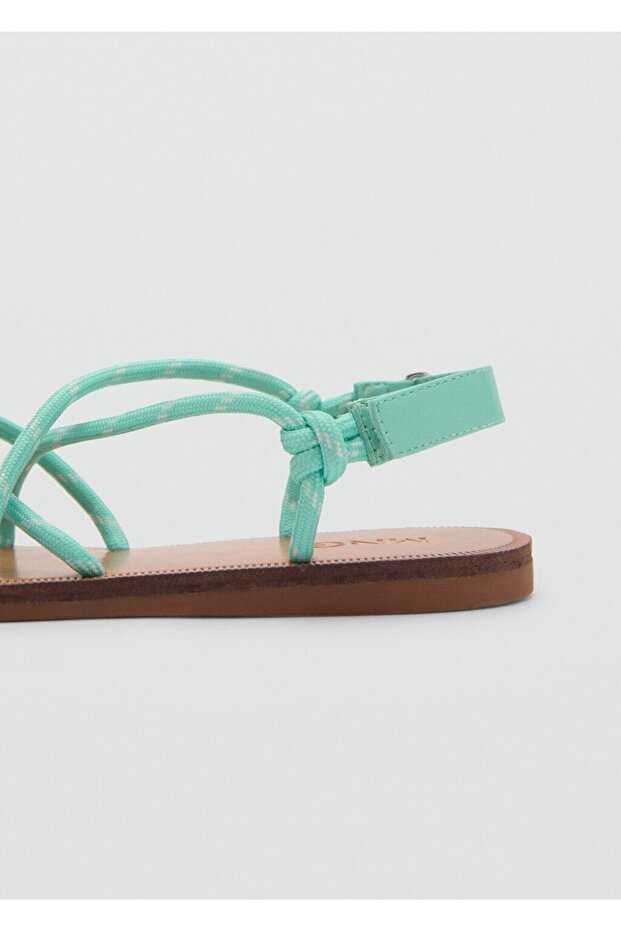 Bağcıklı sandalet - 4