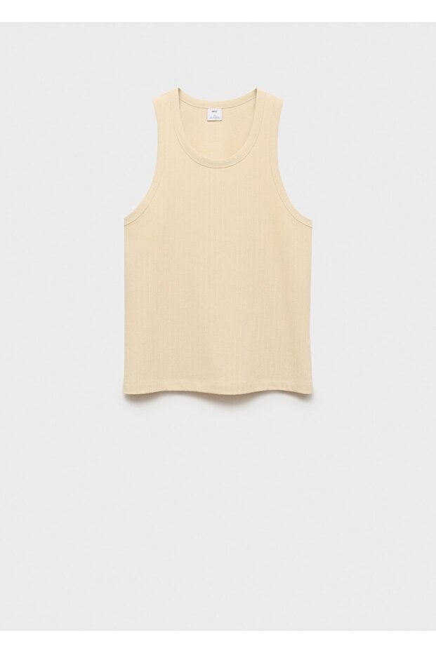 Askılı çizgili tişört - 3