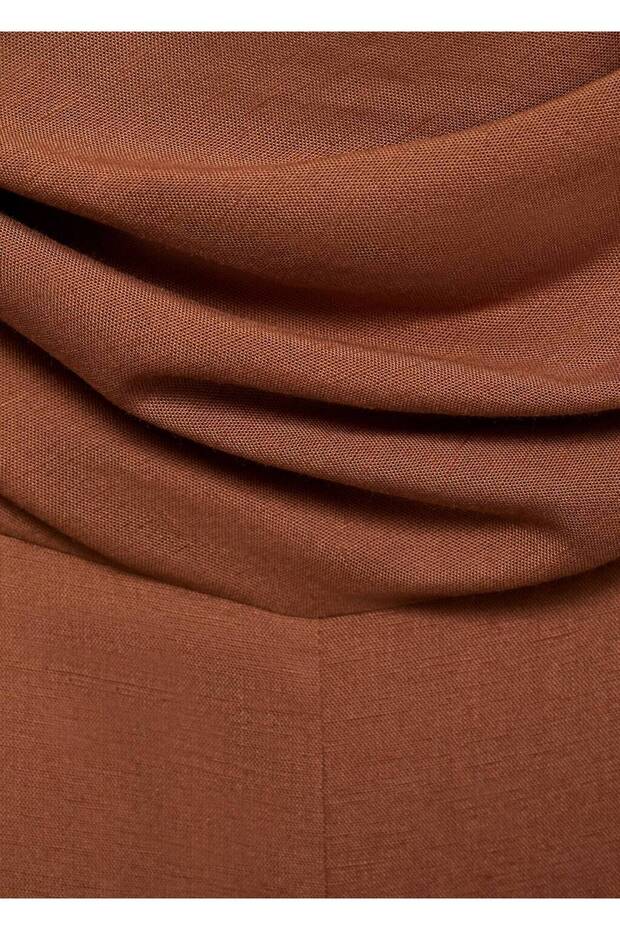 Uzun dökümlü yaka tulum - 8