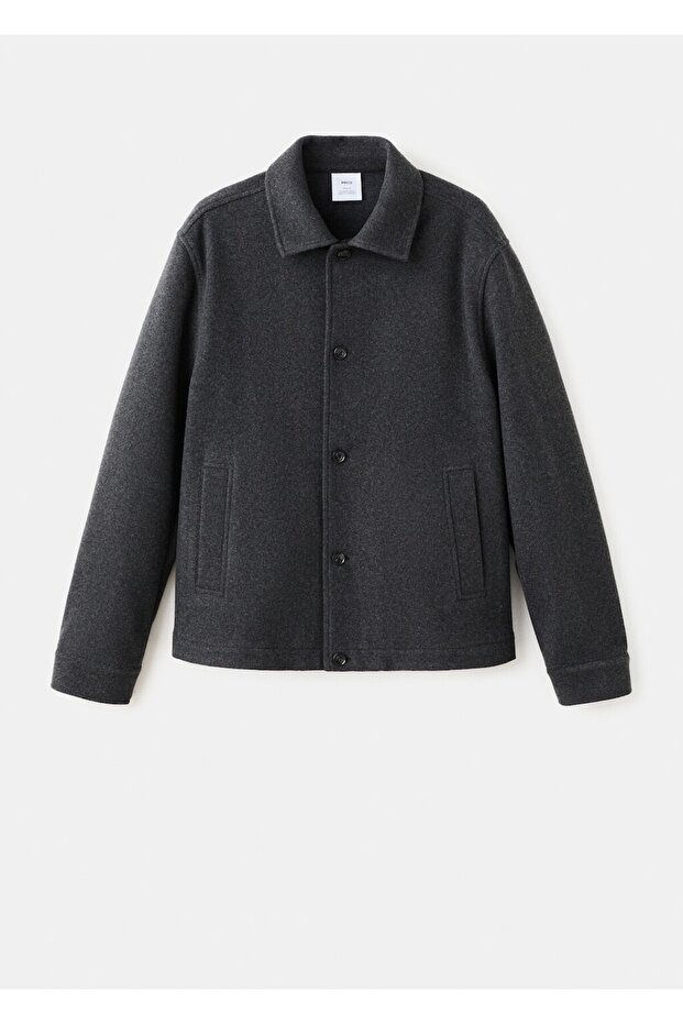 Regular kesim flanel gömlek ceket - 3