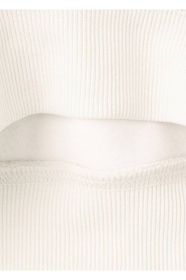 Desenli pamuklu sweatshirt - 6