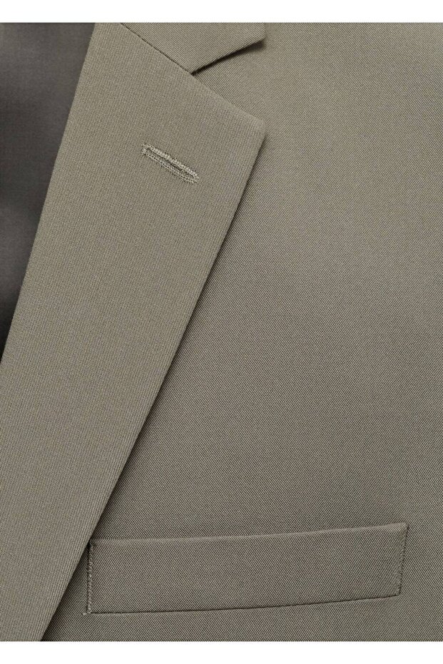 Streç kumaştan süper dar kesim blazer ceket - 8