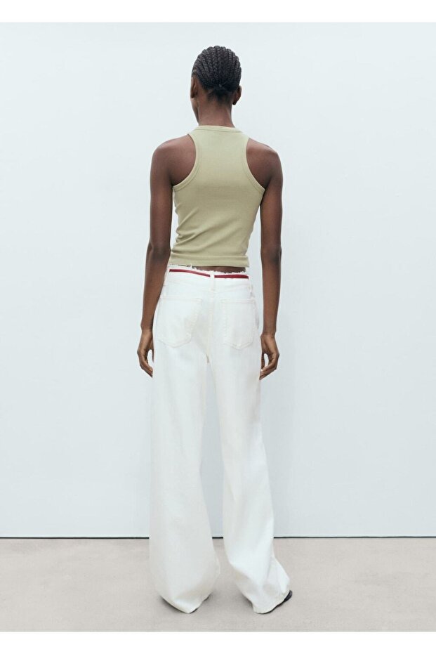 Cotton Suspender Blouse - 4