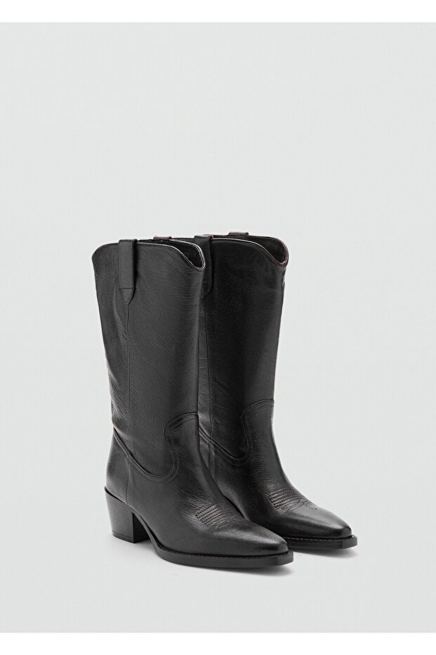 Ucu sivri deri yarım bot - 1