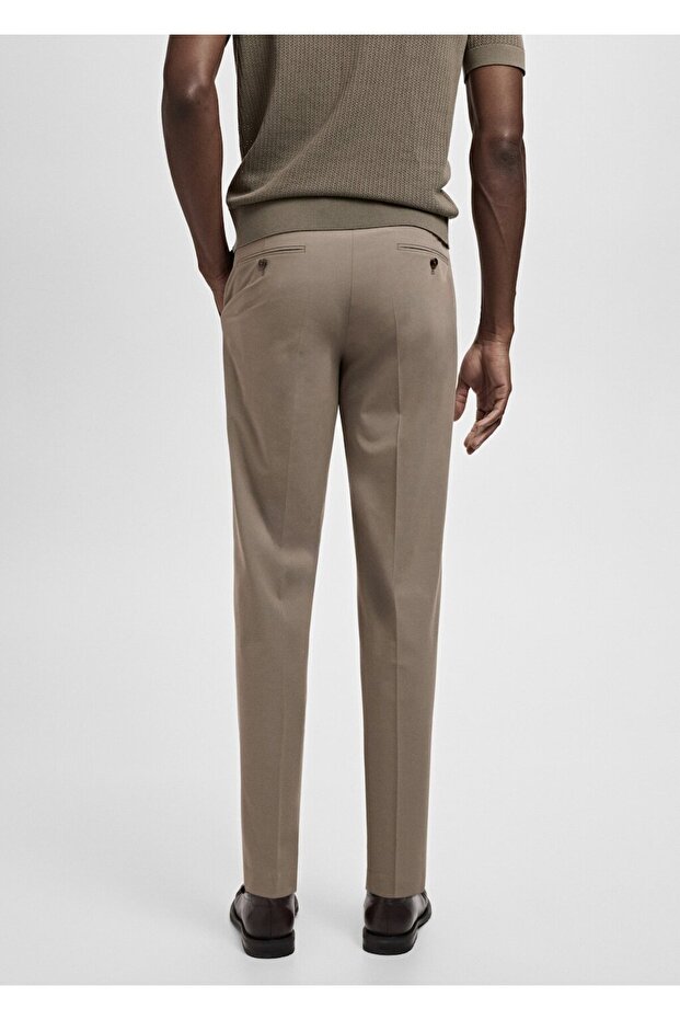 Milan slim fit kumaş pantolon - 4