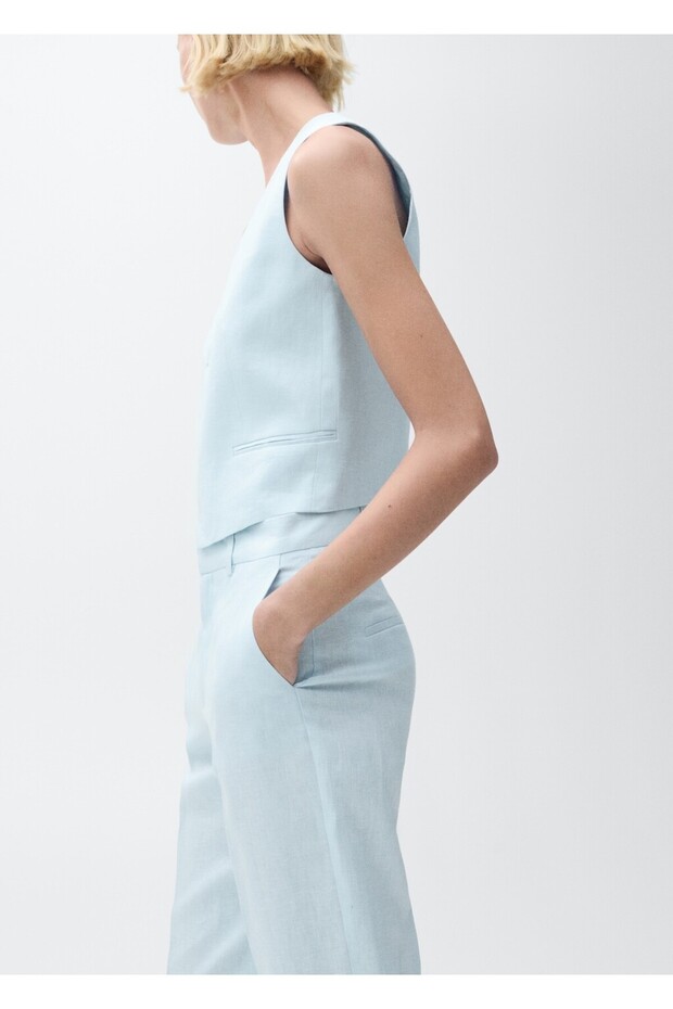 Keten takım yelek - 6