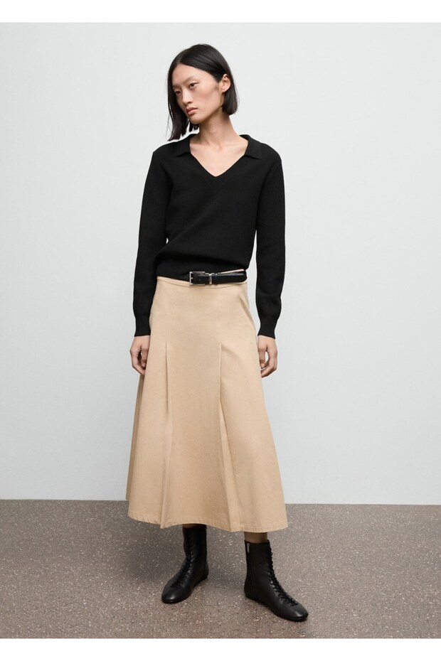 V yaka ince triko kazak - 2