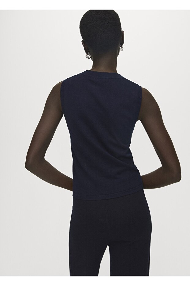 İnce örgü bluz - 4