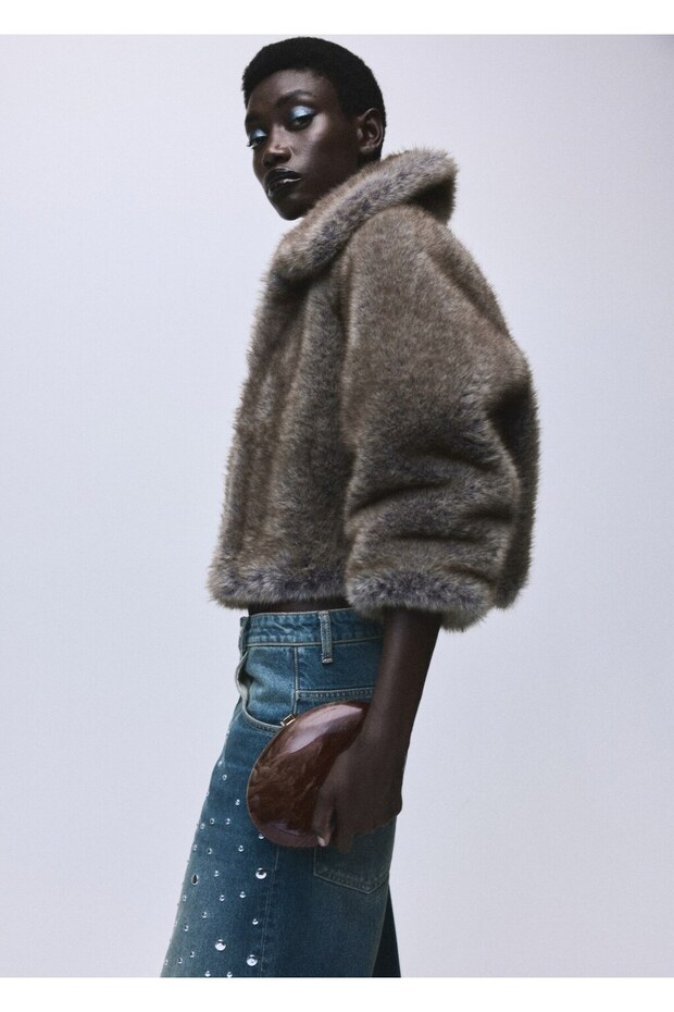 Oval clutch çanta - 2