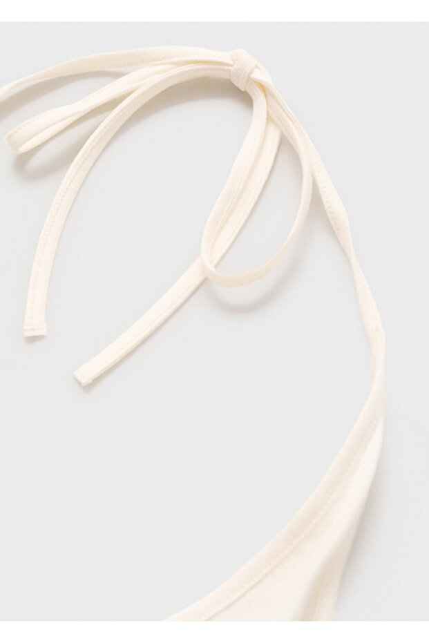 Halter yaka üst metal aplikler - 5