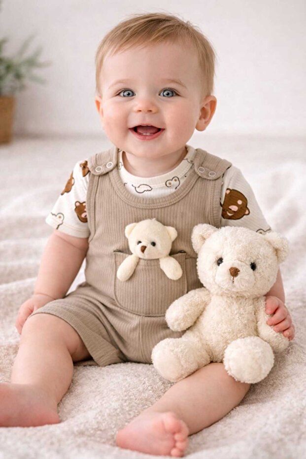 Summer Baby Jumpsuit with Toys