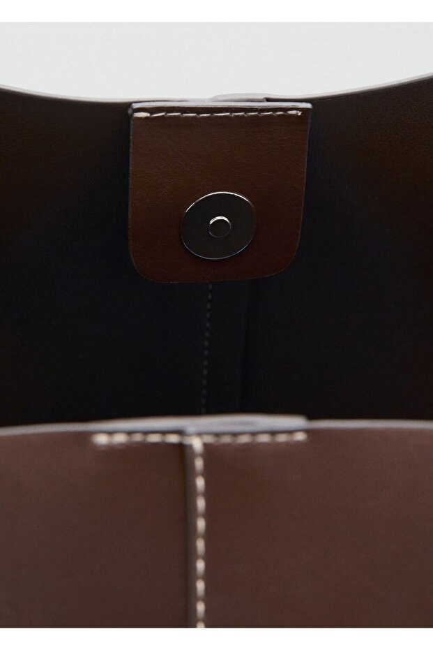 Çift saplı shopper çanta - 6