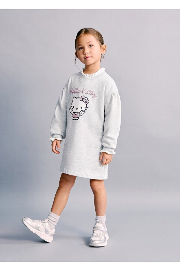 Hello Kitty sweatshirt elbise - 2
