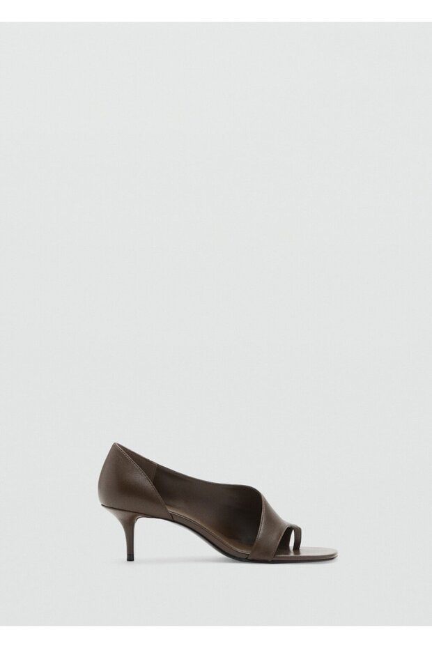 Asimetrik deri sandalet - 3