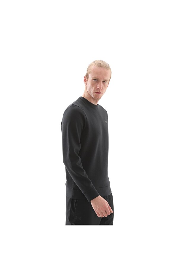 A1389351-001 Ua Unstoppable Flc Crew Eu Men's Sweatshirt Black - 2