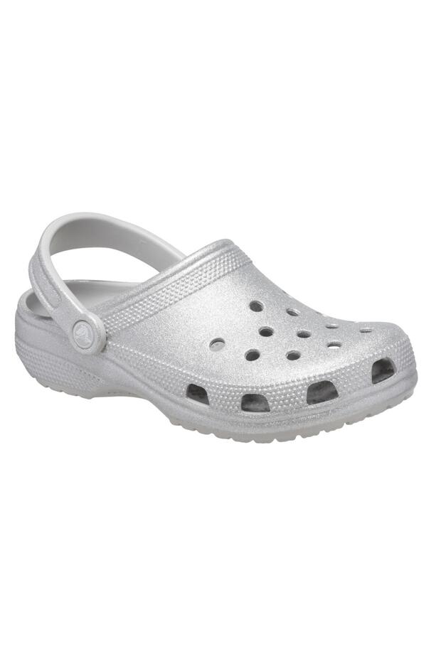 Classic Glitter Clog Silver Glitter - 3