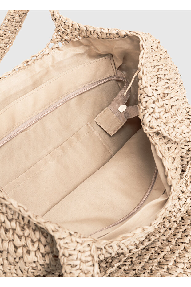 Hasır Omuz Çantası - 3