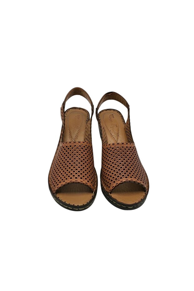 Women's sandals 36, leather, brown - 2